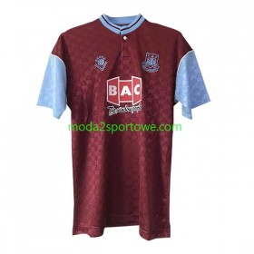 Koszulka West Ham United 1989-1990 Retro Domowe Stroje Piłkarskie Krótki Rękaw